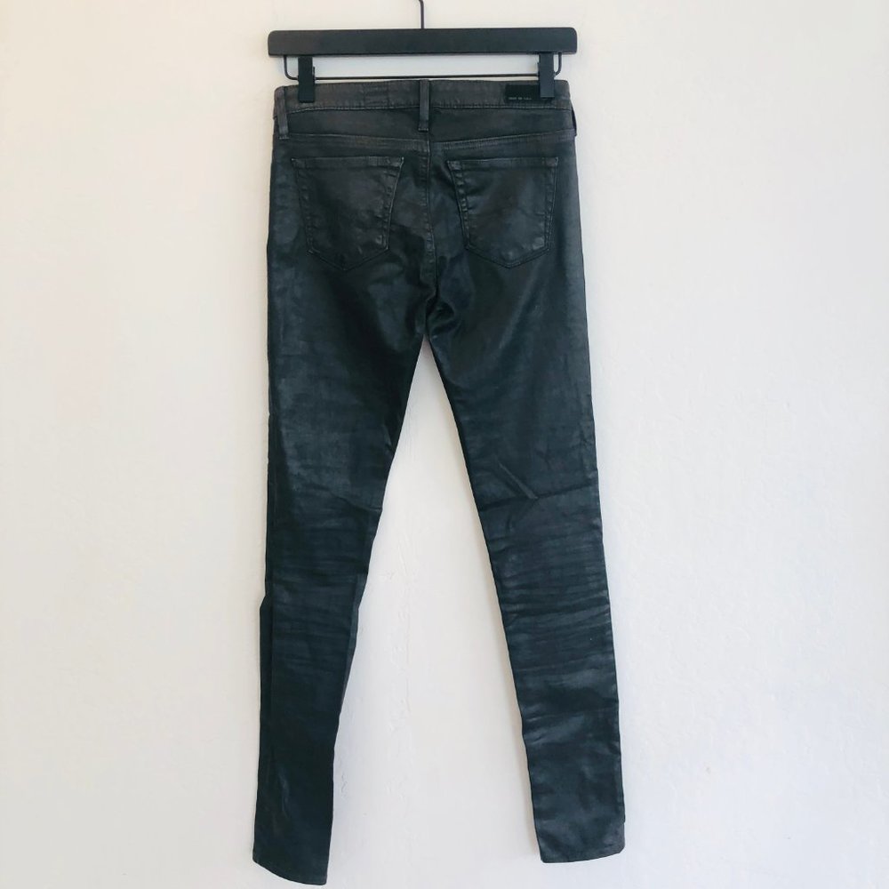 Adriano Goldschmied Faux Leather Super Skinny Jean - Picture 2 of 12